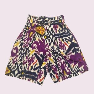 Ralph Lauren collection high waisted printed shorts